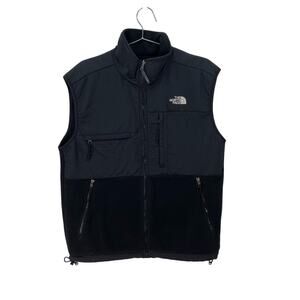 The North Face Denali Vest Fleece Black Gray Mens Medium